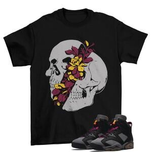 Bordeaux Skull Shirt Black To Match Air Jordan 6 Retro Bordeaux Ct8529 063